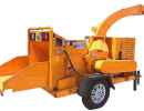 Wood Chipper Trailer Mounted Model 6145 102Hp 300mm capacity