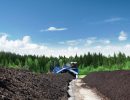 Backhus A50 doing its job of compost turning