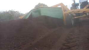 Turning compost with TM3