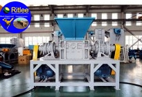 RSS600 fitted with 2x 5,5kw electric motors for Plastic to 25 litre and tin containers
