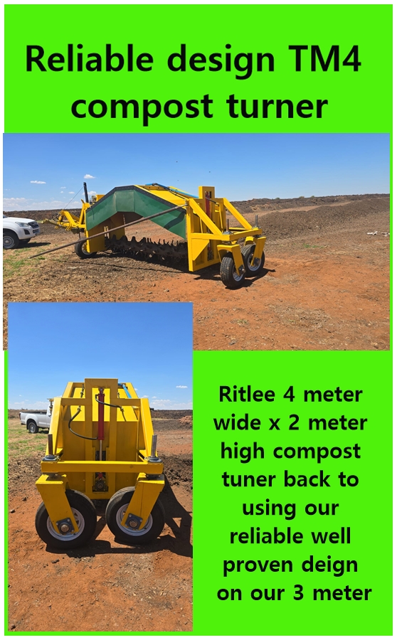 4 meter TM4 compost turner